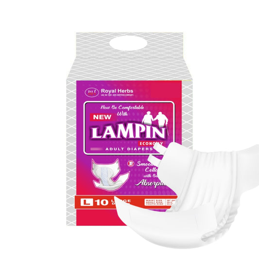 Lampin Economy Adult Diapers – Large | 30 Premium Comfort Diapers