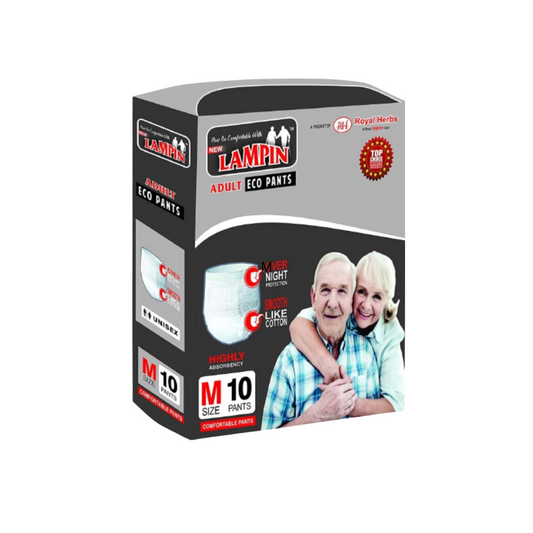 Lampin Adult Eco Pants – Medium | 10 Comfort-Fit Eco Diapers