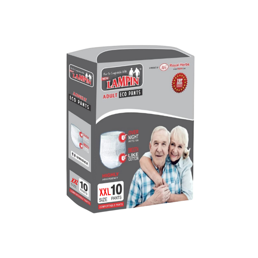 Lampin Adult Eco Pants XX-Large | 30 Comfort-Fit Premium Diapers