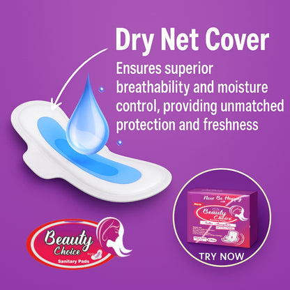 Ultra Comfort 24 Beauty Choice XXL Sanitary Pads – 320mm Ultra Thin with Wings