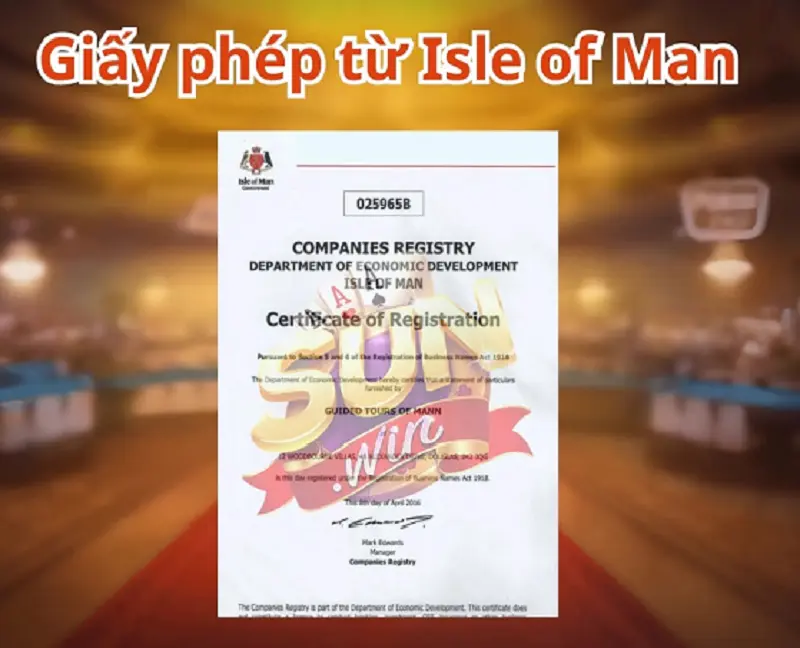 Pháp lý rõ ràng – Giấy phép minh bạch từ sunwin